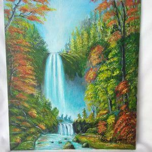 Original Acrylic Wall Art Painting on11x14 in  Canvas Artwork